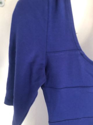 Vestito blu elettrico a fascia