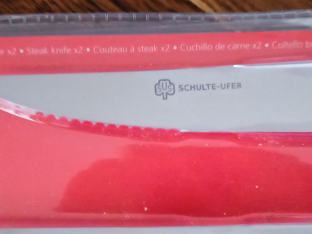 Juego 2 Cuchillos de carne Schulte-Ufer