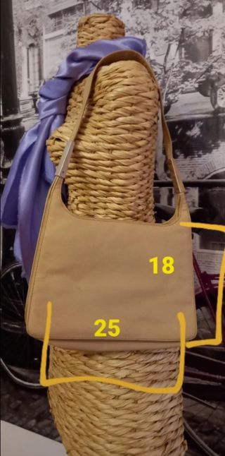 Borsa a spalla beige