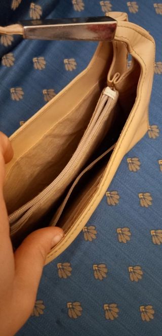 Borsa a spalla beige