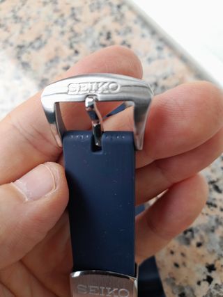 Correa Seiko 20mm Azul