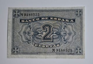 2 Pesetas 1938 Serie M918