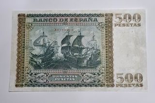 500 Pesetas 1940 Serie A019