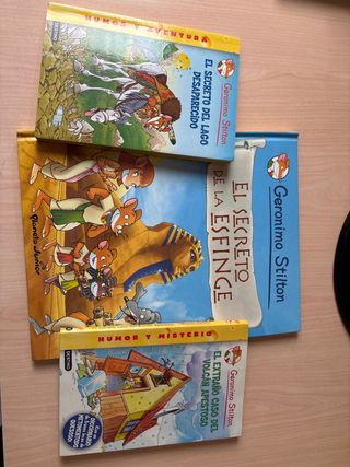 3 libros de Geronimo Stilton