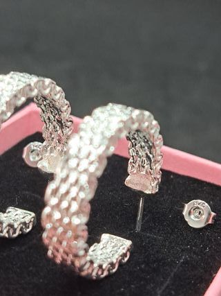 Pendientes Aro Plata de Ley 925