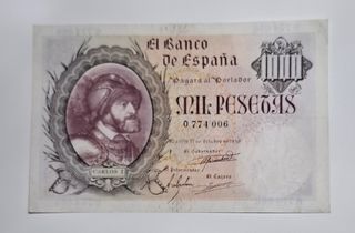 1000 Pesetas 1940 Sin serie 0774