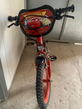 Bicicleta Infantil Rayo McQueen Roja