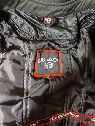 Chaqueta Moto Negra Mujer Talla M, marca Freeday.