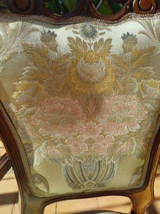 2 Sillones Isabelinos Madera