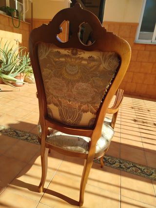 2 Sillones Isabelinos Madera