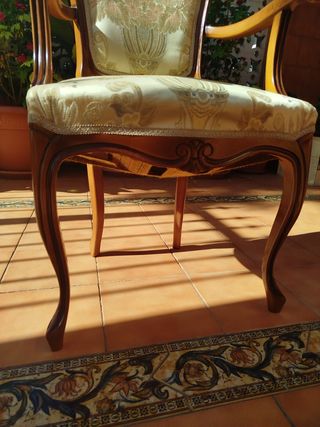 2 Sillones Isabelinos Madera