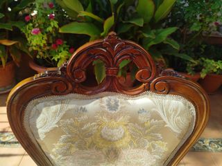 2 Sillones Isabelinos Madera