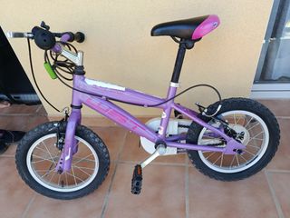 Bicicleta infantil morada