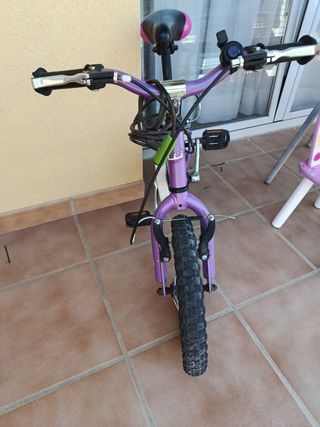 Bicicleta infantil morada