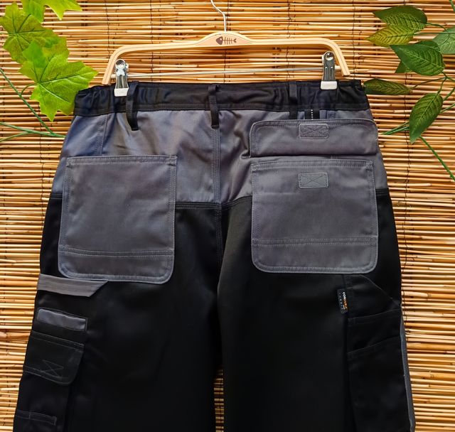 Pantalón Workwear Engelbert Strauss Gris/Negro