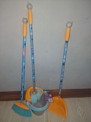 Set de limpieza infantil gato