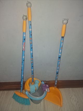 Set de limpieza infantil gato