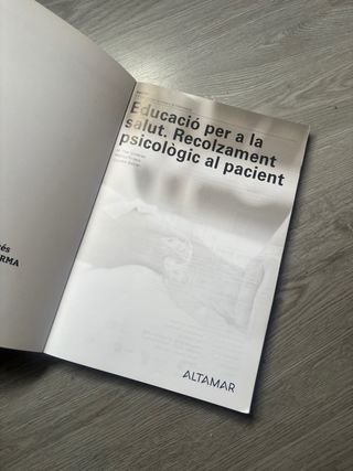 Libro Educació per a la salut. Recolzament psicolò