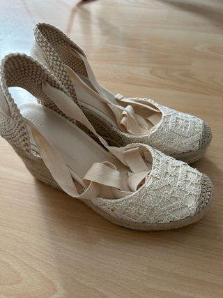 Sandalias esparto Lefties beige