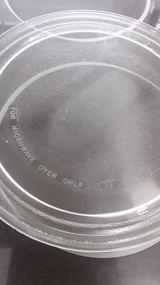 Plato de microondas de cristal