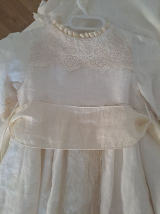 Vestido Bautizo Bebé Talla 18 Meses