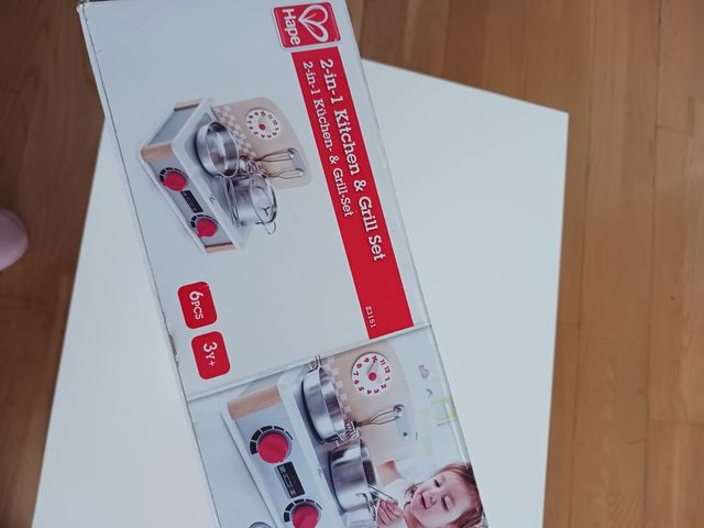 Cocina y Grill Hape 2 en 1 Madera