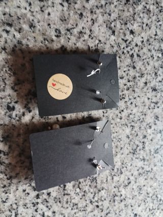 Set Orecchini Perle Bianche e Oro