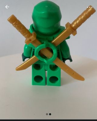 LEGO Ninjago Lloyd ZX Minifigura Verde Rara