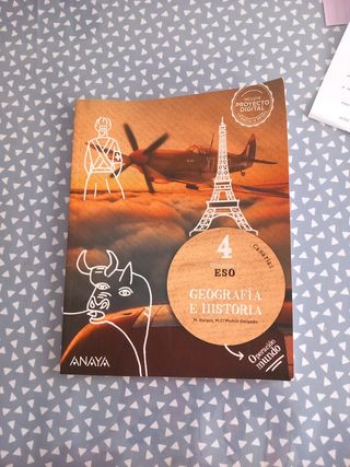Libros Geografía e Historia 4ESO 