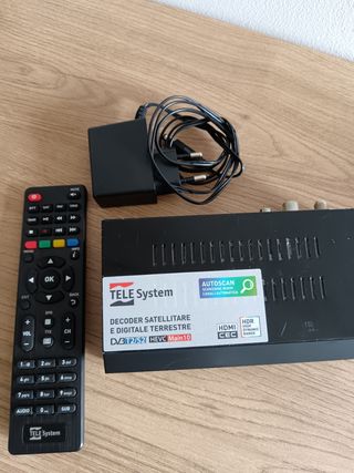 TELE System TDT Decodificador Satélite y Terrestre