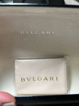 Estuche Gafas Bulgari Negro