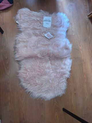 Alfombra suave rosa