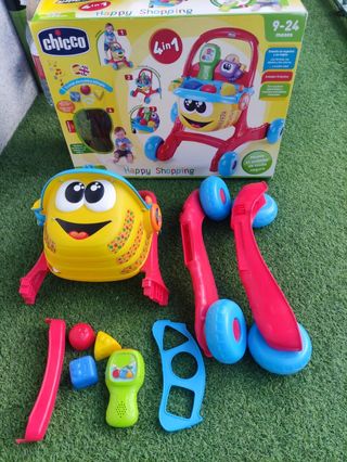 Correpasillos Chicco 4 en 1 Happy Shopping