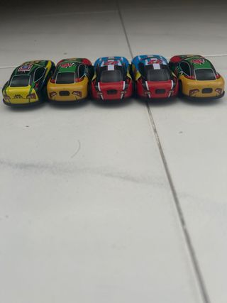 Lote 5 Coches de Juguete Mecánicos