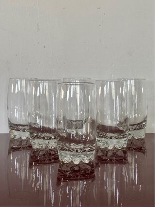 6 Bicchieri Bormioli Vintage Anni '70 '80 Liquore 