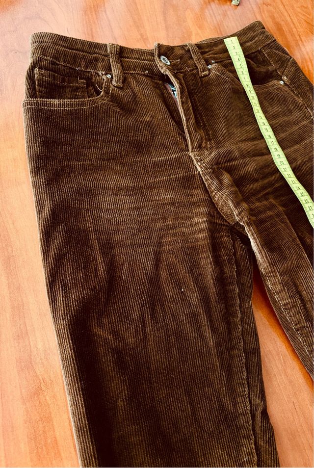 Pantalón pana marrón talla S