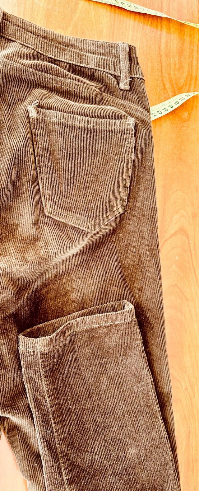 Pantalón pana marrón talla S