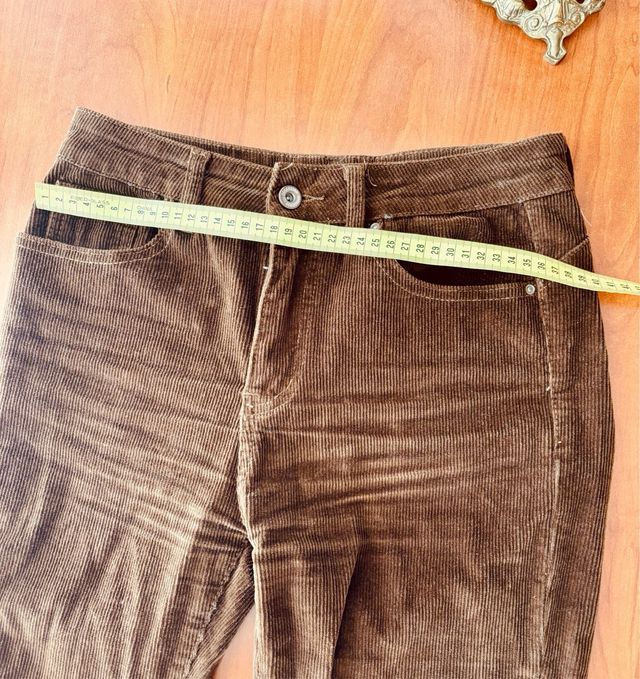 Pantalón pana marrón talla S