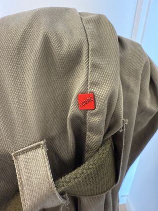 Chaqueta gabardina IKKS I CODE verde oliva