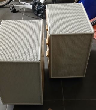 Mesitas de noche de bambú