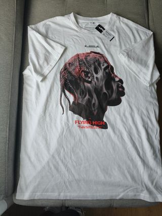 Camiseta Travis Scott Blanca