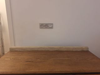 Cómoda de madera multicolor