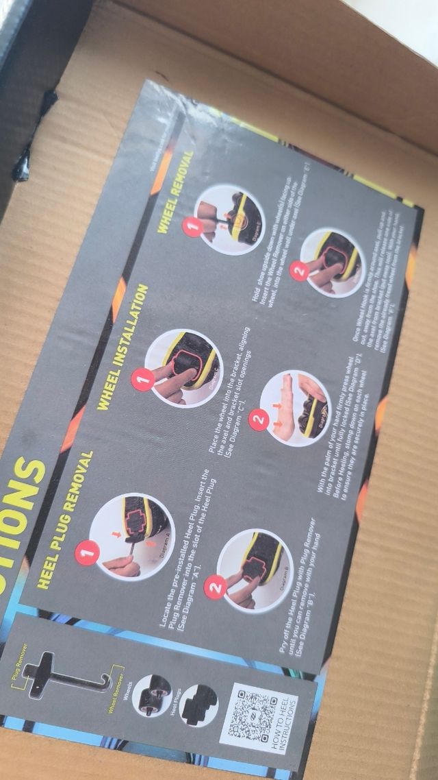 Tenis con ruedas desmontables