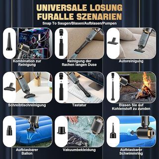 Aspiradora de mano Antifnuo con accesorios