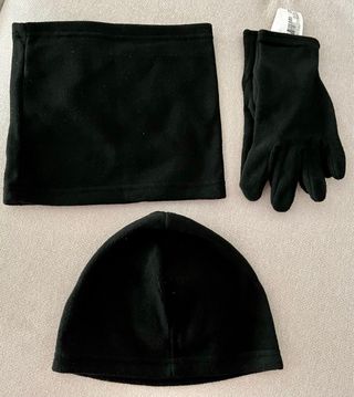 Set pile cappello guanti scalda collo Wedze S/M