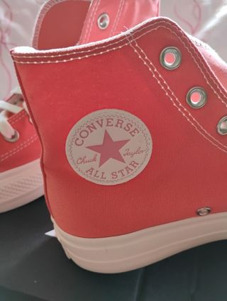 Zapatillas Converse Altas Rosa Fucsia