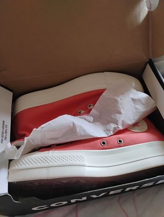 Zapatillas Converse Altas Rosa Fucsia