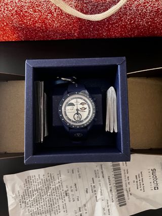 Swatch-Mission To Earthphase Moonshine Snoopy Blue