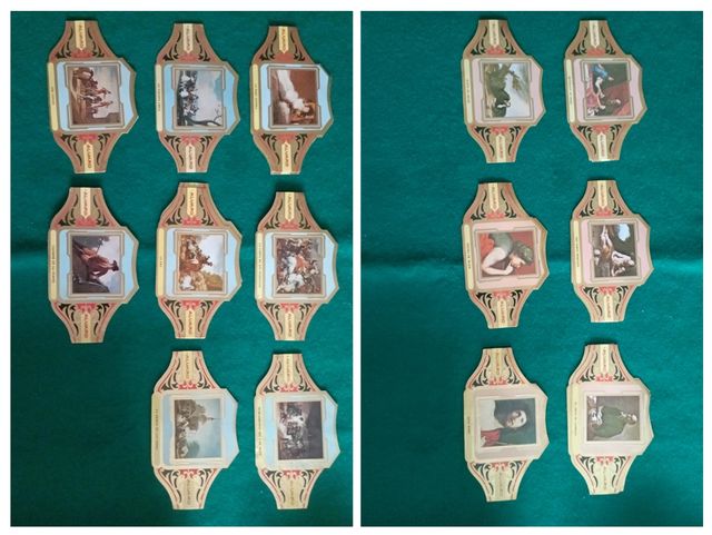 Vitolas antiguas de colección series incompletas