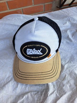 Gorra Oblack Origins Beige, Negro y Blanco